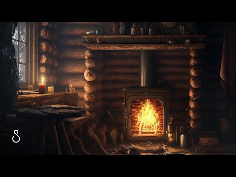 Cosy Fireplace At Night | 3 Hours | Nature Scenes