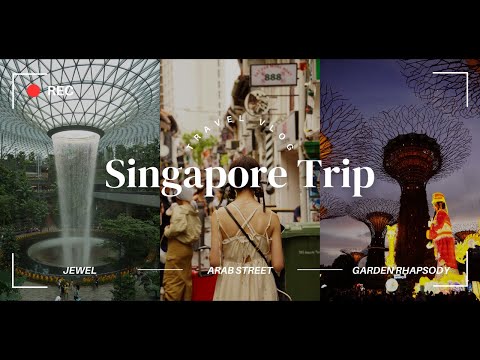 【シンガポールVlog】3連休+有休1日で行く3泊4日シンガポール旅行｜観光、グルメ、お買いもの旅 ＜ガーデンズバイザベイ/マーライオン/マリーナベイサンズ/ナイトサファリ/セントーサ島＞