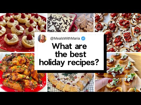 My Top 10 Christmas appetizers, Holiday desserts, Party Sides and More!