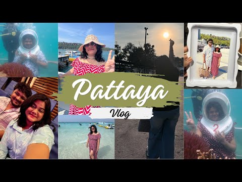 PATTAYA, Thailand Travel Vlog | Pattaya Beach, Walking Street, T21 Mall, Coral Island & Water Sports