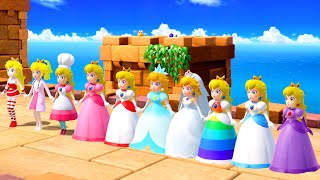 【スーパーマリオパーティ】すべての最高のミニゲーム ピーチ姫のすべての衣装