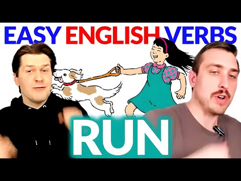 RUN 🏃‍♂️ Learn English Verbs | Easy Beginner English Comprehensible Input Lesson | Natural Approach