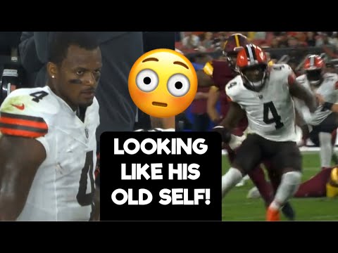 Deshaun Watson RETURNS TO FORM 🔥🔥 NFL Preseason Browns Vs Commanders highlights