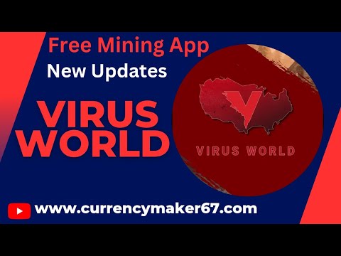 Virus World (VRWD) Mining App new updates and Wallet setup 2023