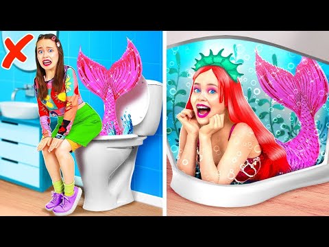 DIY Colorful Rainbow Toilet 🌈