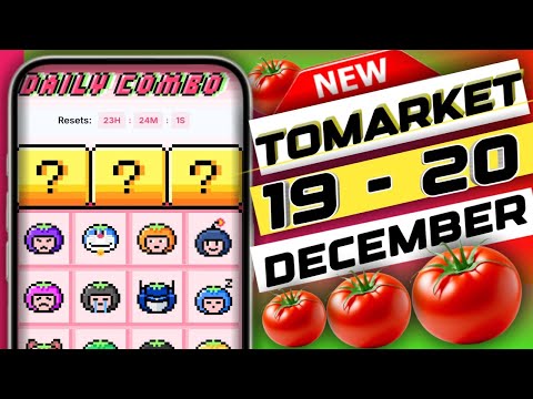 tomarket daily combo today 19 - 20 december | tomarket secret combo today | 2 market dalhi #tomarket