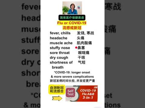 Flu or COVID19 流感或新冠