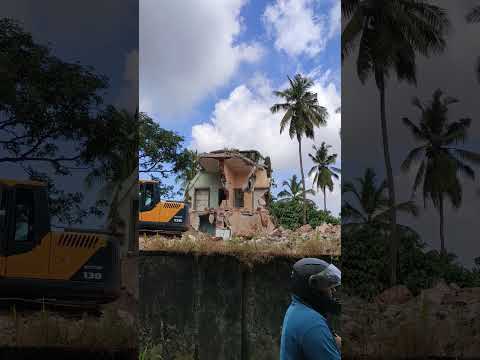 #demolition #oldhouse #mangalore #jcb #construction #history #kudla #t24productions