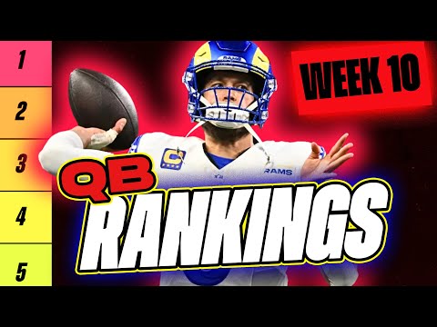 🔥 NEW Top 20 QB RANKINGS for Week 10 Fantasy Football 🚀 | Fantasy Football Rankings