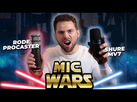 Mic Battle | Shure MV7 vs Rode Procaster