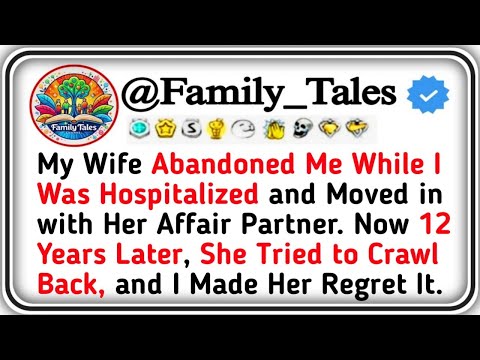 My Wife Abandoned Me While I Was Hospitalized and Moved in with Her Affair Partner  Twelve Years Lat