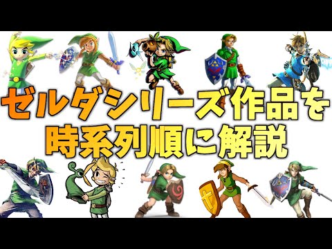 ゼルダシリーズを時系列順に解説【ゼルダ考察】【ゼルダの伝説】