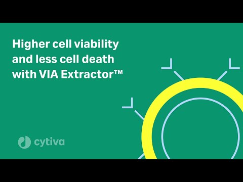 Higher cell viability and less cell death with VIA Extractor