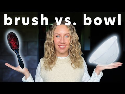 Brush Styling vs Bowl Method | Curl Clumping Comparison