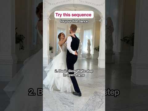 Try this sequence for your first dance 💖 SLOW WALTZ | #firstdance