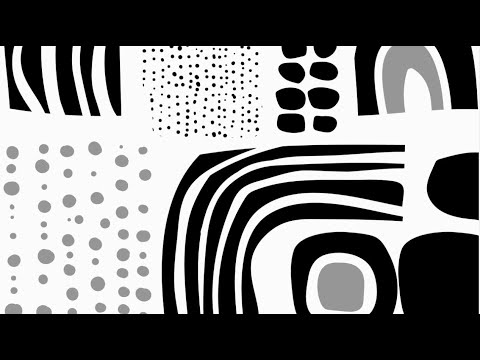 Baby Sensory | Strauss Classical Music | Hand drawn doodles fun video | Black White High Contrast