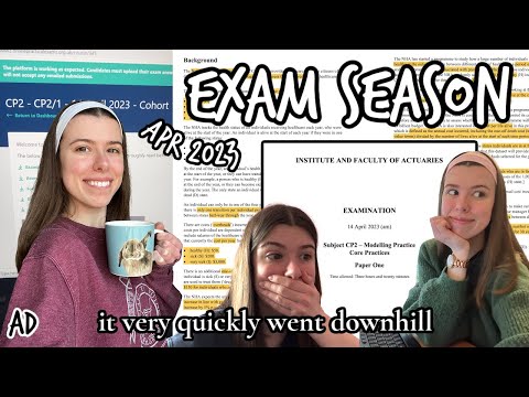 I messed up. ACTUARIAL EXAM SEASON DIARY (IFoA student)