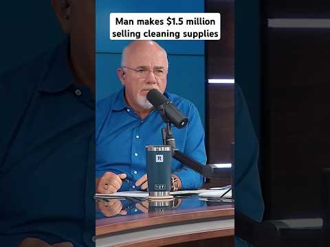 Man tells Dave Ramsey that he makes 1.5 million selling cleaning supplies on the street #shorts