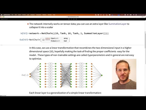 The Wolfram Neural Net Framework:  Nonlinear Regression