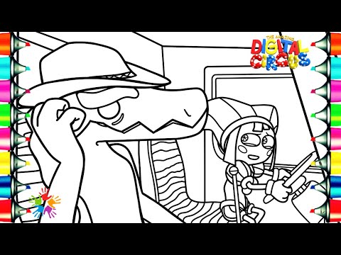 The Amazing Digital Circus Episode 2 Coloring Pages / Pomni & Gummigoo / Warriyo - Mortals NCS Music