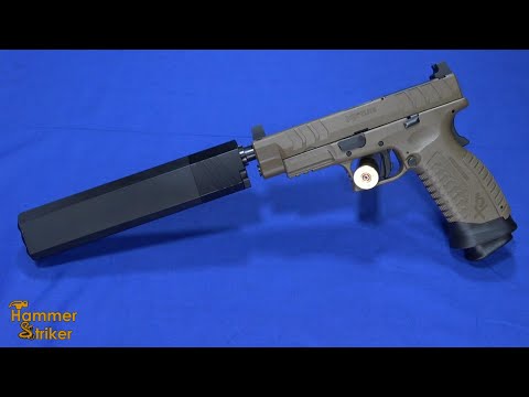 Springfield XDM Elite Suppressed Shooting with a Silencerco Osprey