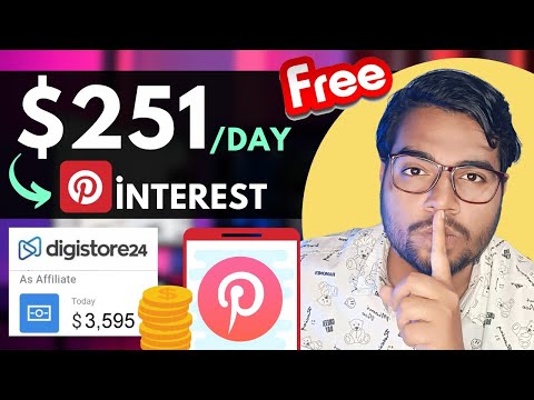 Pinterest $251/Day FREE Method 2024 | Affiliate Marketing For Beginners | Affiliate Master