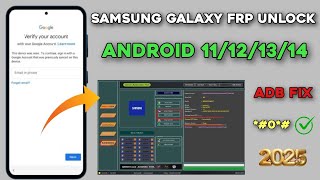 💥Samsung Frp Bypass -2025✅ / 🔥 All Android /🔥Fix ADB Error / Free Frp Tool ✅