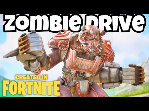 🧟‍♂️🚗 SURVIVING Zombie Drive! Cars, Tanks & Chaos in Fortnite Creative! 🔫🔥