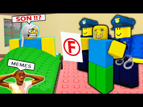 Oops, I Failed My Math Test - Roblox Funny Moments (MEMES) | Bacon Strong