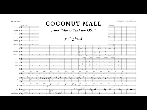 Mario Kart "Coconut Mall" for Big Band!