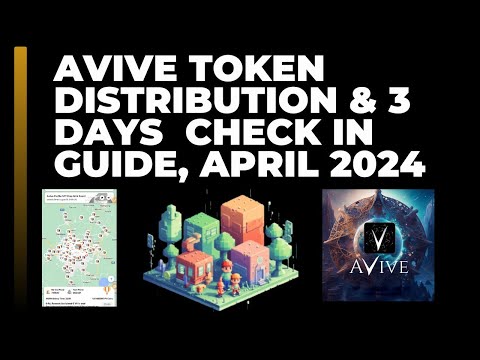 Avive Token Distribution Guide April 2024