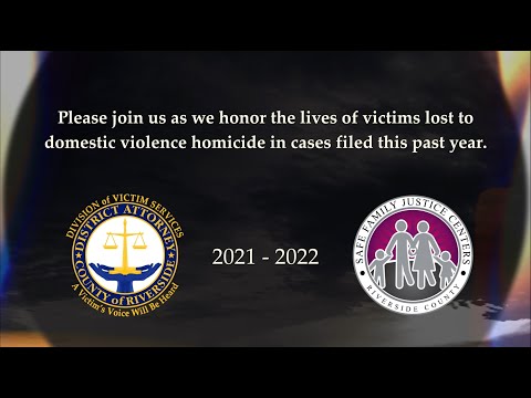 Domestic Violence Homicide Victims Memorial 2022