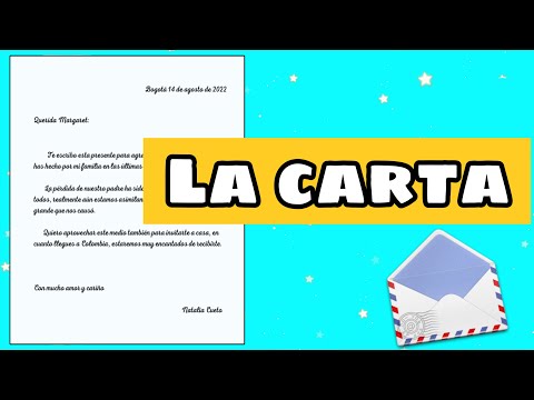 ✅​ La Carta |📃​ Estructura, Función, Tipos y Características.