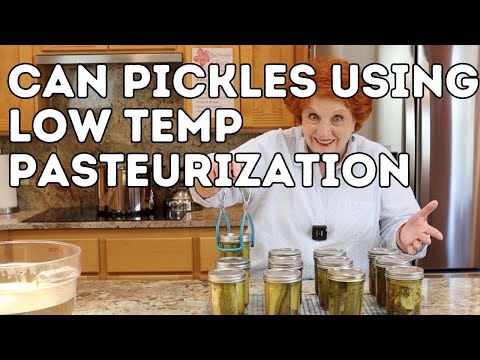 Can Pickles Using Low Temp Pasteurization