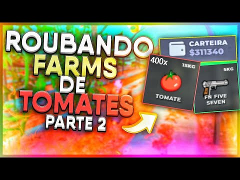 FICANDO RICO NO FARM DE TOMATE com MOD MENU GTA RP