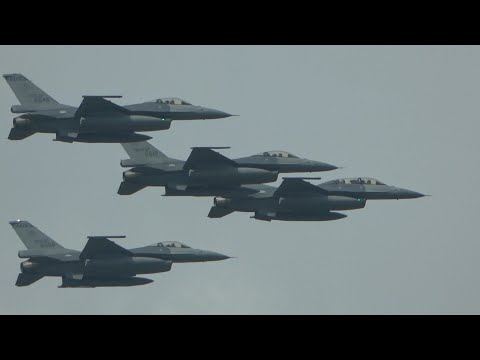 空軍F-16Viper作戰隊成軍典禮 全兵力空中預演2.