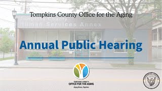 Office for the Aging Annual Public Hearing