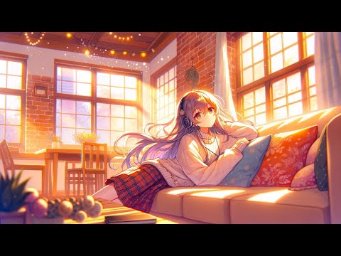 Bright and Fun LOFI Music - Warm and Melancholic BGM for Relaxing on a Sofa