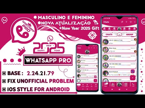 📣Nova WhatsApp Pro Masculino e Feminino Versão 2025 | Melhor WhatsApp Immune | The Usman Modz