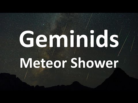 Geminids Meteor Shower