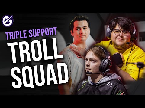 Funny Troll Squad Takes on Triple Support Meta | 2 Gameplay Highlights feat. Dooplex & SkittleCakes