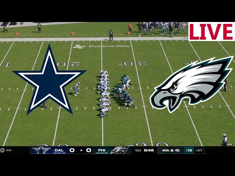 🔴LIVE 🔴Dallas Cowboys vs Philadelphia Eagles/ NFL Week 17/Madden NFL 25