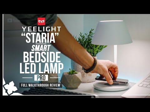 Yeelight Staria Pro - smart bedside lamp with QI charger [Xiaomify]