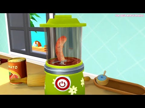 Kids learn to prepare tasty food with 🍳 Dr. Panda's Restaurant 2