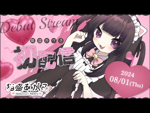 【#初配信】猫盛あがるです【ちゅ～る食べてみた！】#新人Vtuber