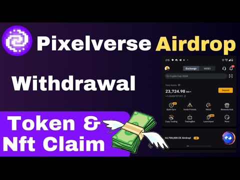 Pixelverse Airdrop withdraw | pixel tap withdrawal | crypto Airdrop