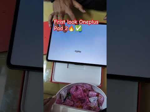 Oneplus pad 2 🔥✅#unboxing #smartphone #tech #review #reels #viralvideo