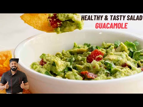 Healthy And Tasty Salad Recipe | Guacamole Salad: salad malayalam recipe