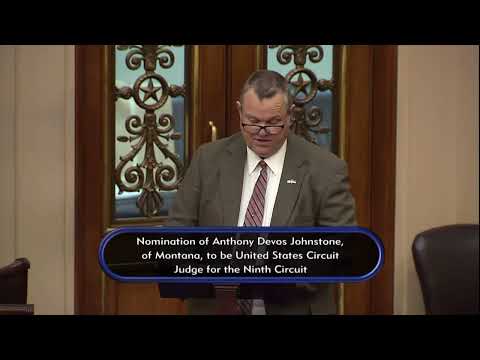 Tester Speaks Ahead of Bipartisan Confirmation of Montanan Anthony Johnstone to Ninth Circuit