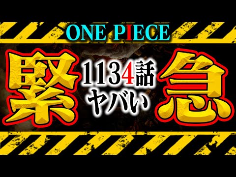 【 ※閲覧注意 】今年最後の1ページ目が既にアツすぎる件！！【ワンピース最新1134話】